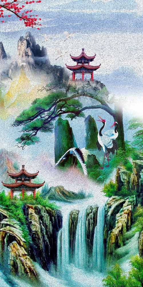 Phong cảnh sơn thủy hữu tình MHT2-001